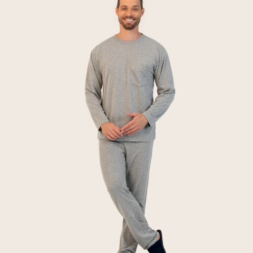 PIJAMA MASCULINO MOLETINHO CARECA