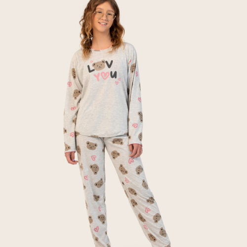 PIJAMA LONGO ESTAMPADO 2/6
