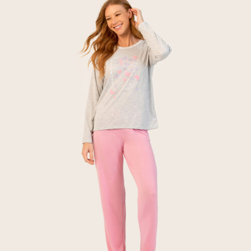 PIJAMA COM ESTAMPARIA