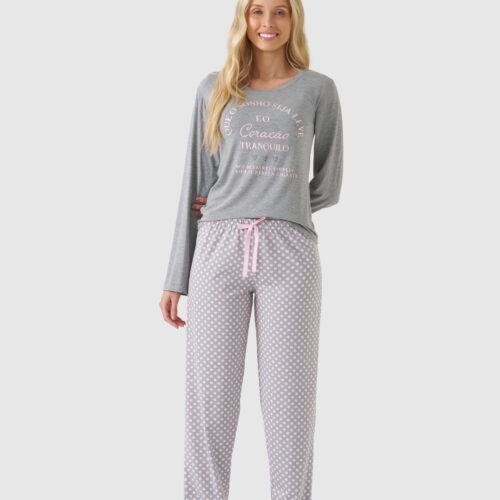 Pijama Termico Com Estamparia