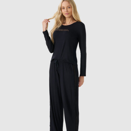 Pijama Viscolycra Black