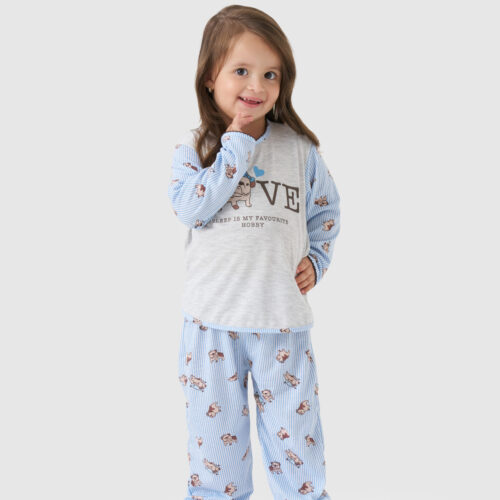 Pijama Longo Estampado 2/6