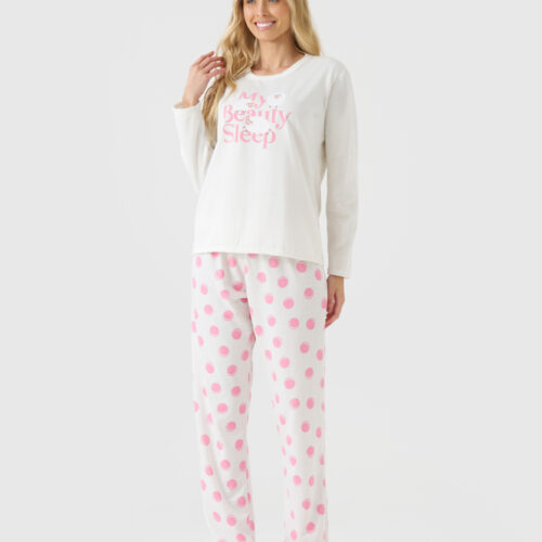 Pijama Pluminha Calca Estampada