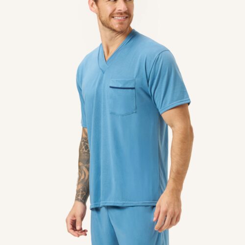 Pijama Curto Masculino Liso