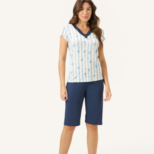 Pijama Capri Viscolyvra Digital