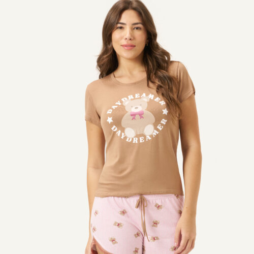 Pijama Viscolycra Com Manga