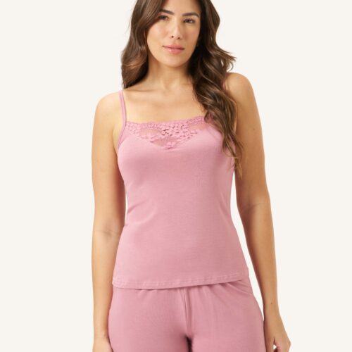Pijama Viscolycra Com Renda